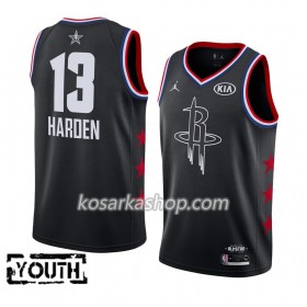 Dres Houston Rockets James Harden 13 2019 All-Star Jordan Brand Crna Swingman - Dječji
